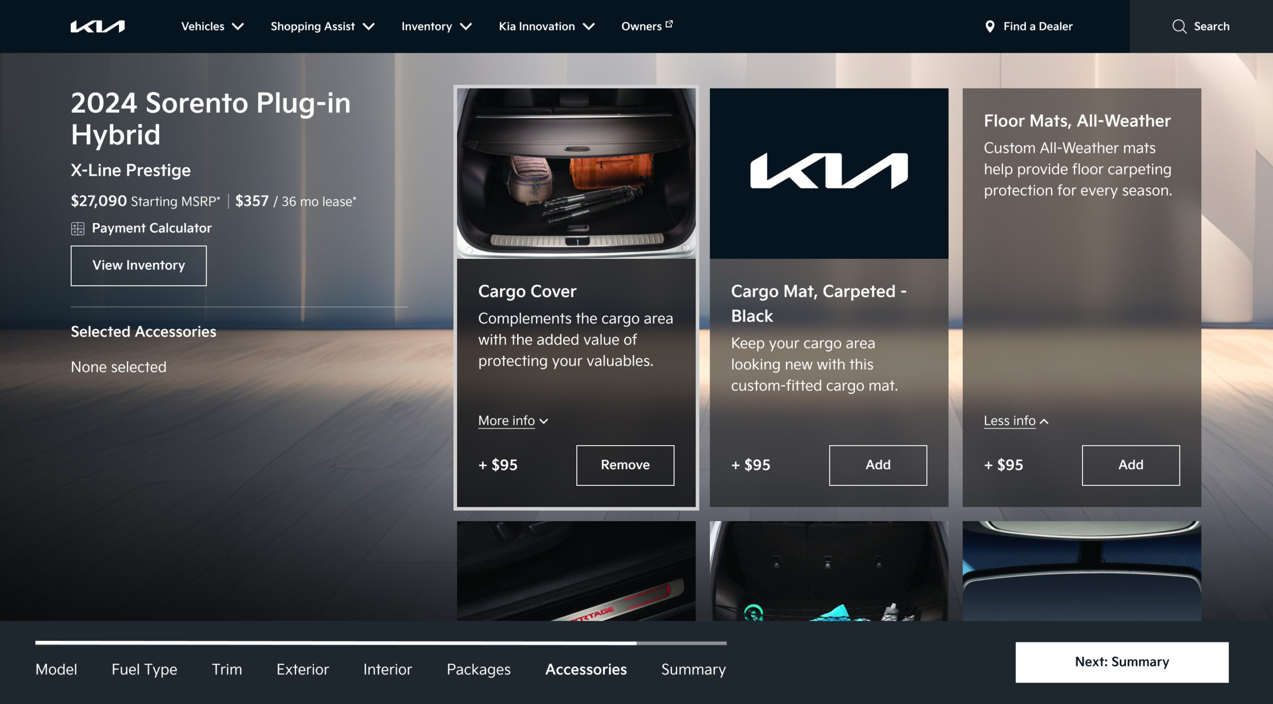 Mobile: Step Flow and Sticky Visualization