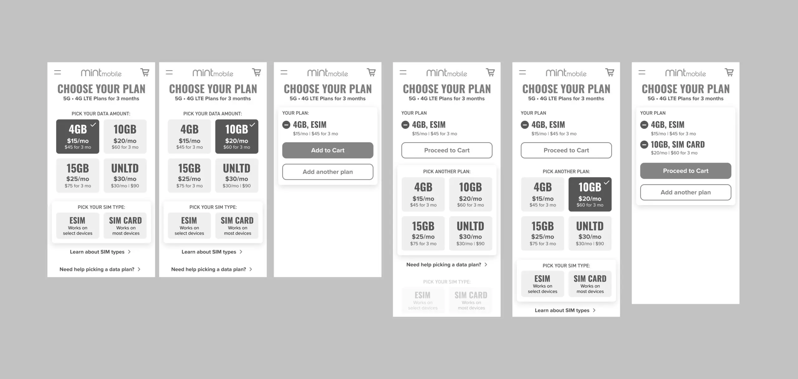 Concept exploration wireframe 01